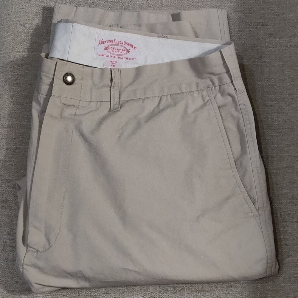 Filson Khaki Chinos Light Tan 40x26